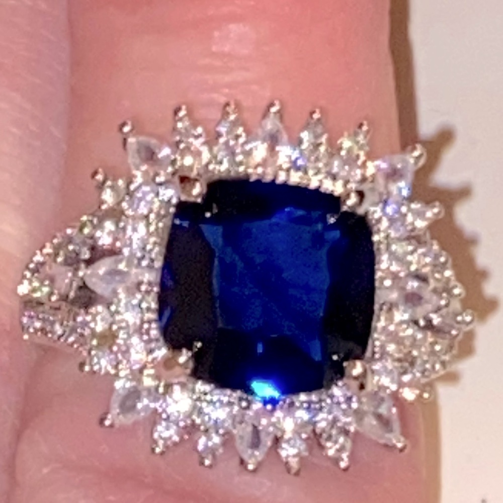 Sapphire 925 ring 6